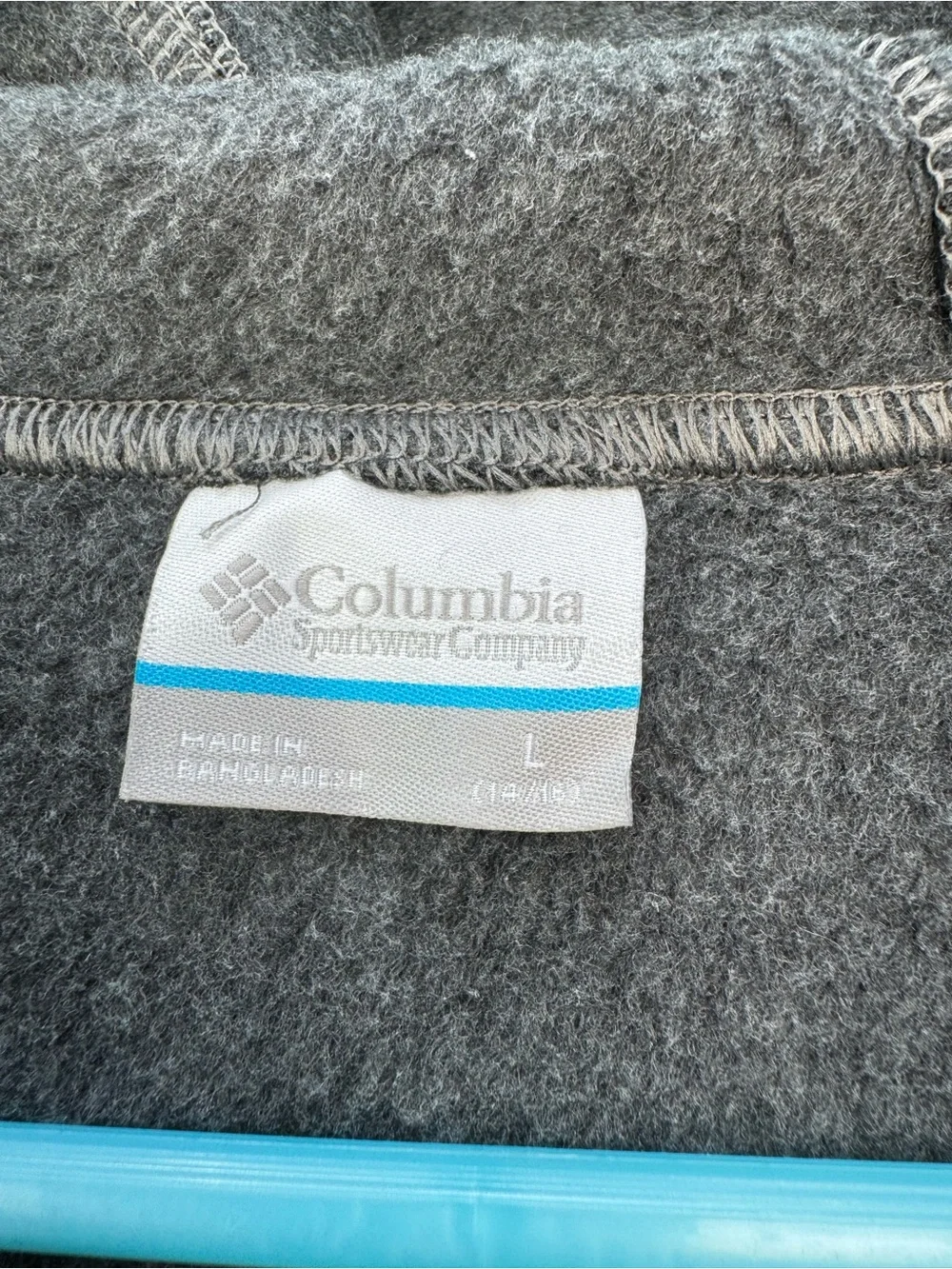 Columbia Kids Gray Full-Zip Hooded Fleece Jacket